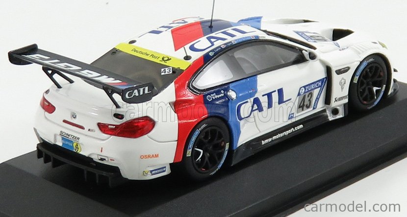 BMW M6 GT3 Nürburgring 2017 – Miniature Minichamps 1/43 – Neuve