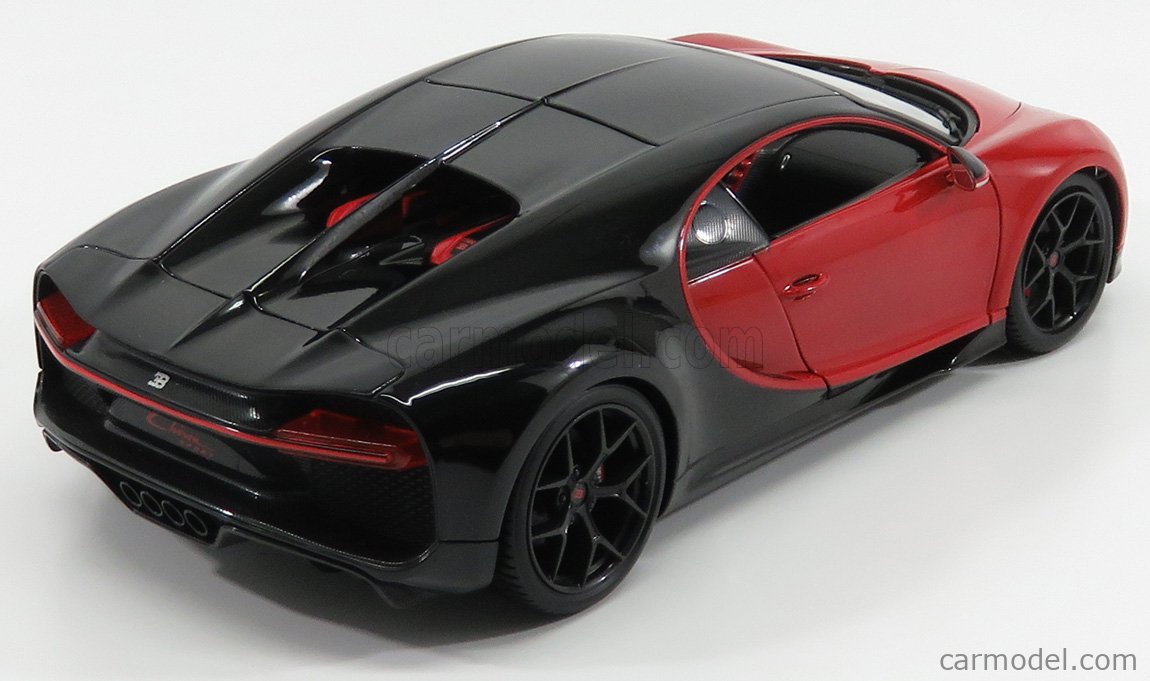 1/18 BUGATTI CHIRON NOIRE BURAGO - Espace Collectionneurs