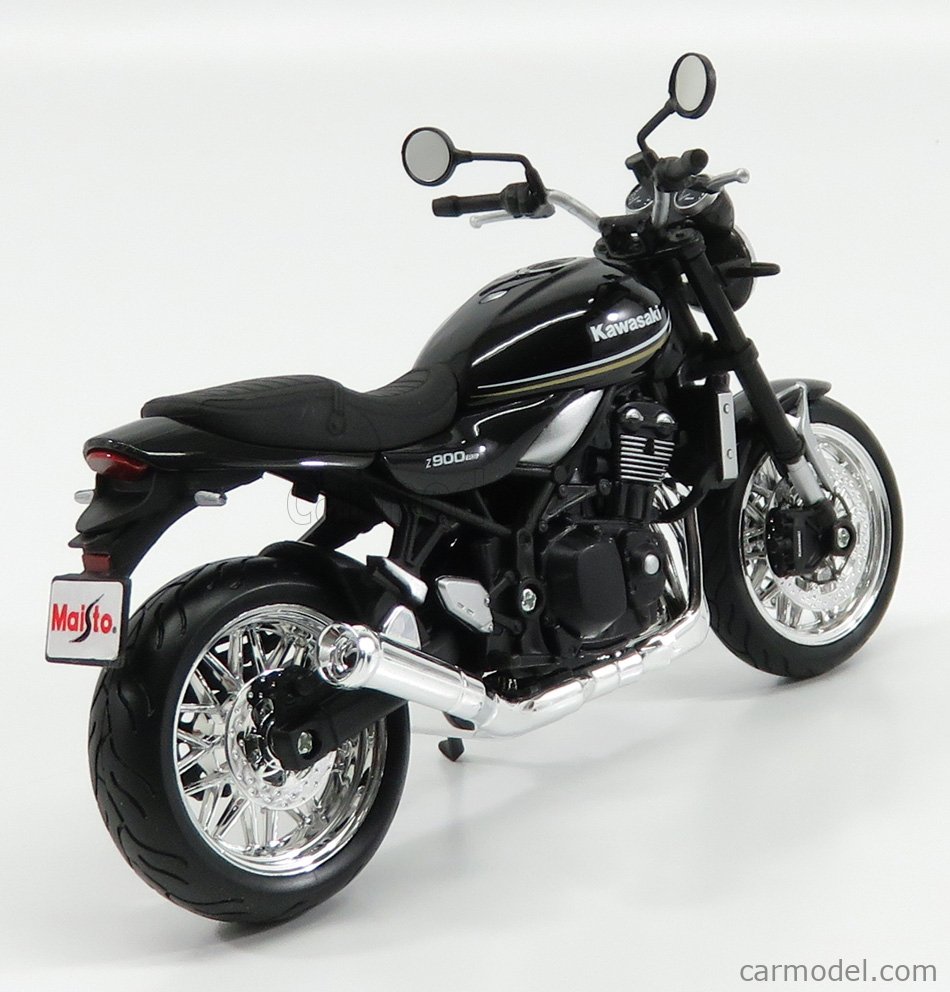 Kawasaki Z900RS (Z900 RS) - Black - 1/12 Scale Diecast Model Motorcycle 