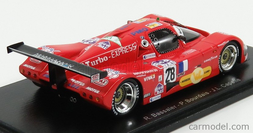 SPARK-MODEL S4084 Scale 1/43 | SAUBER SHS C6 3.5L TEAM ROLAND BASSALER ...