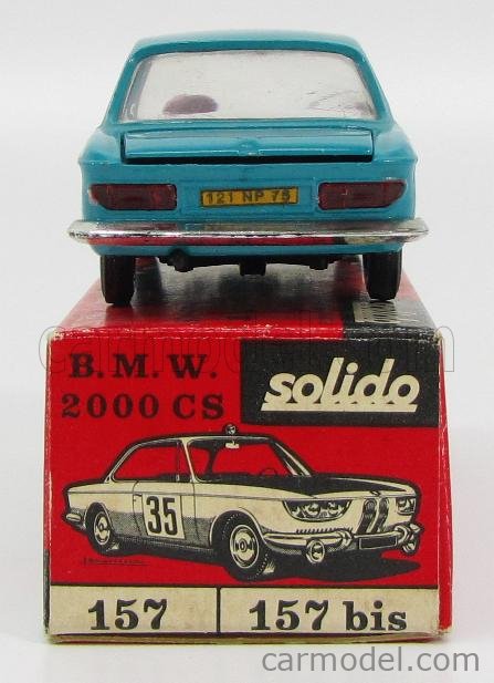 SOLIDO 157 Echelle 1/43 | BMW 2000 CS BLUE