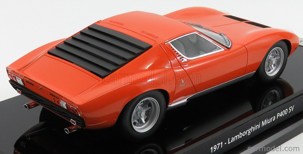 AMALGAM M6010 Scale 1/18 | LAMBORGHINI MIURA P400 SV 1971 ORANGE