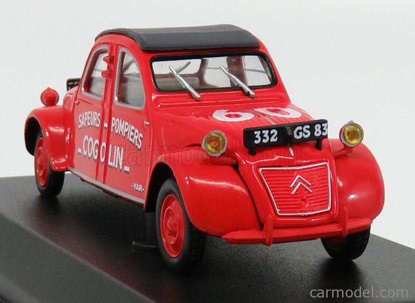 VITESSE L003 Scale 1/43 | CITROEN 2CV POMPIERS DE PARIS 1957 FIRE