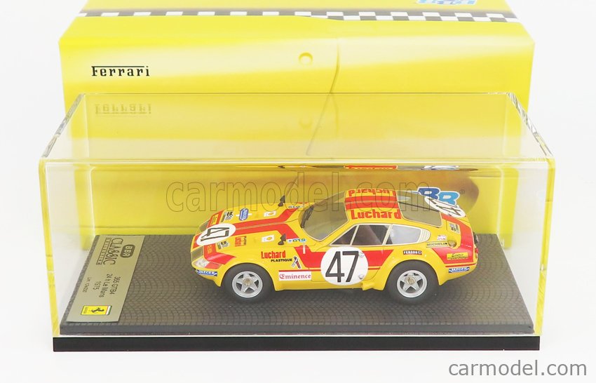 FERRARI 365 GTB/4 DAYTONA 4.4L V12 – Écurie Francorchamps N°47 – Top Model 1/43