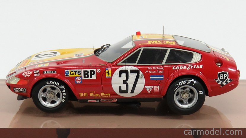 FERRARI 365 GTB/4 DAYTONA 4.4L V12 TEAM ECURIE FRANCORCHAMPS N 47 Top Model 1/43 TMC010