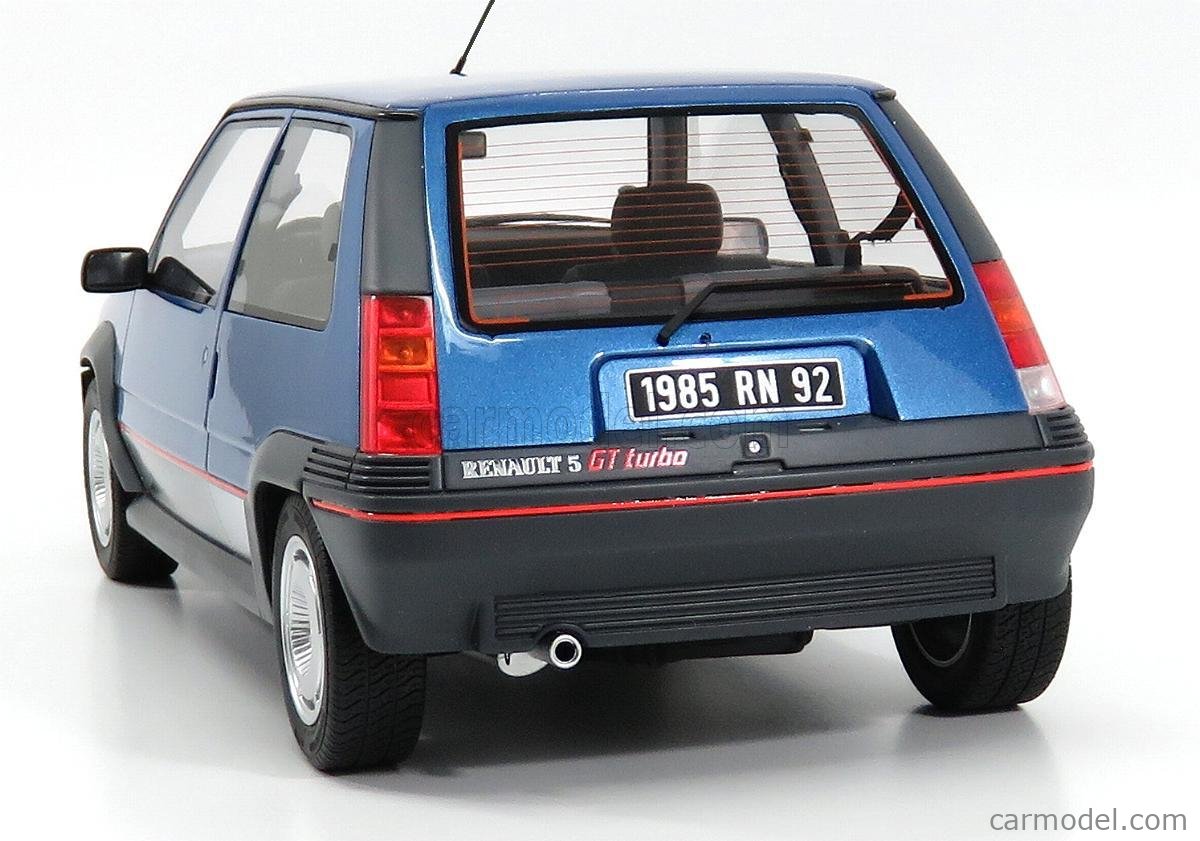OTTO-MOBILE G035 Scale 1/12 | RENAULT R5 GT TURBO 1986 BLUE