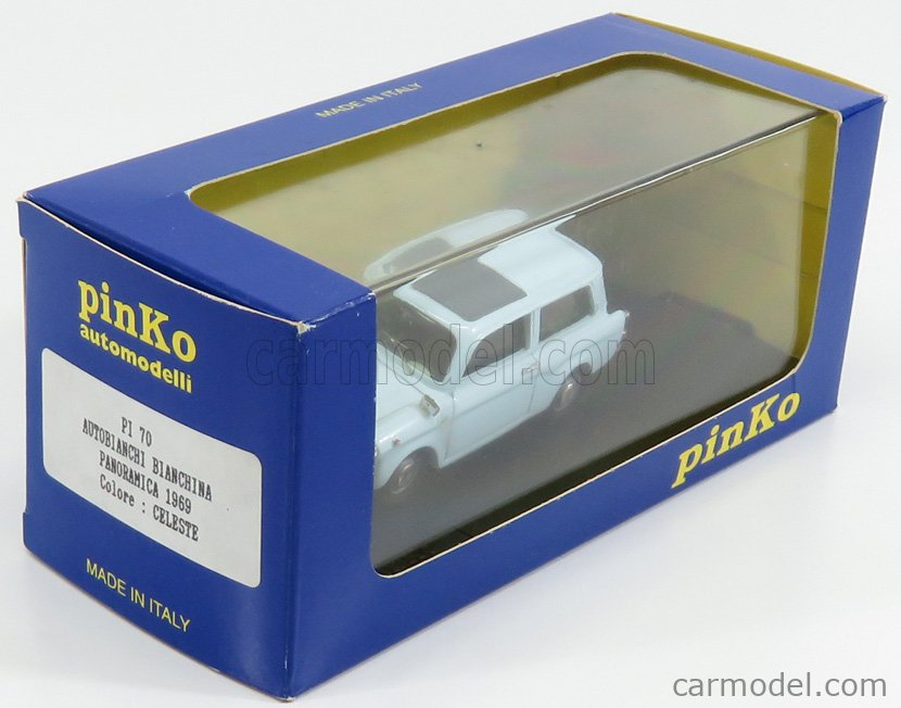 PINKO PI70 Scale 1/43 | AUTOBIANCHI BIANCHINA PANORAMICA 1969 LIGHT BLUE