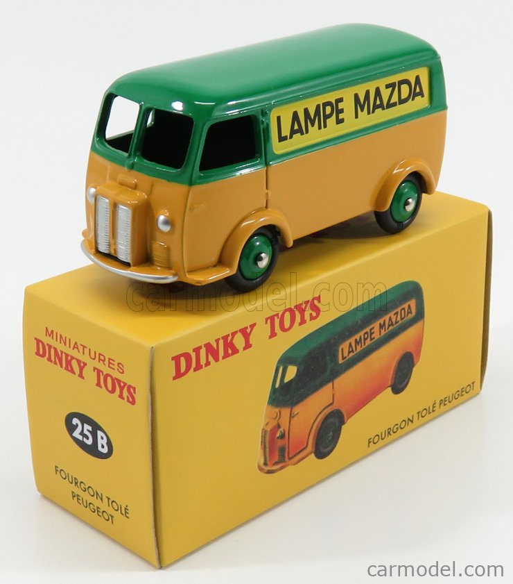 Camion Publicitaire Dinky Toys Mazda Peugeot D3a – Miniature Ancienne 1:200