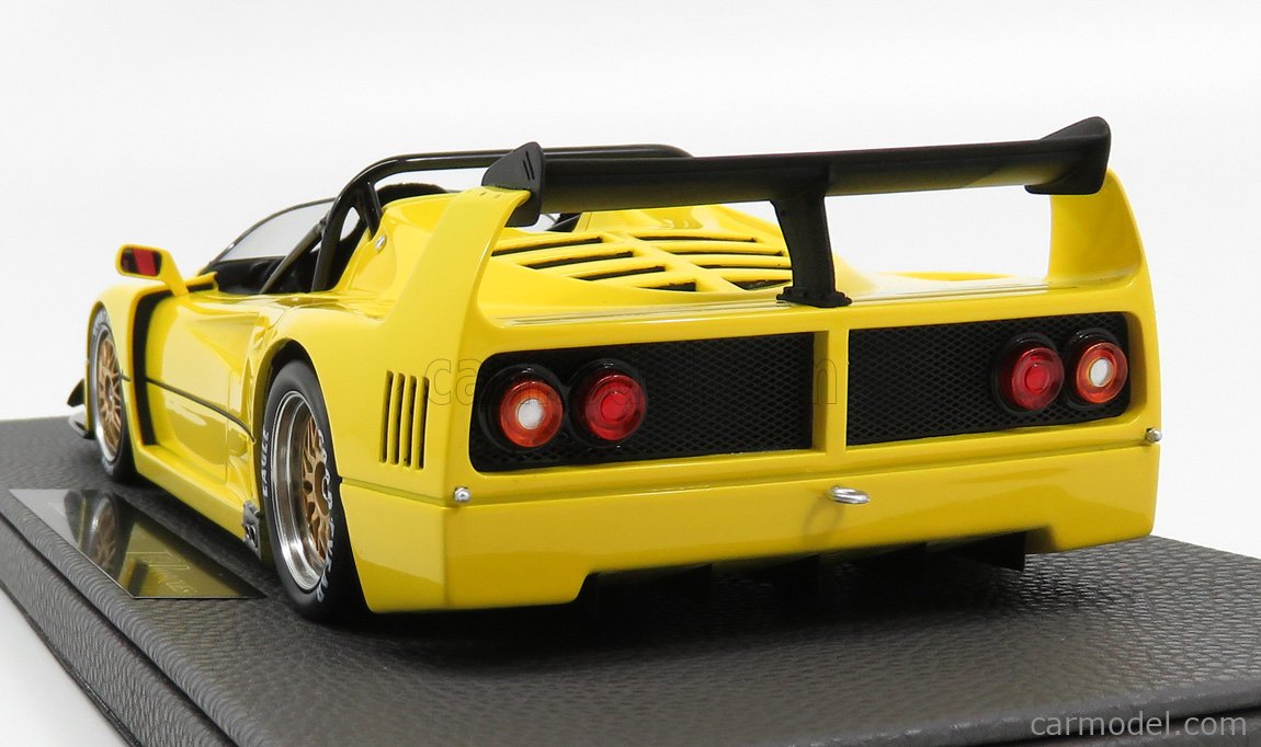 TOPMARQUES TOP068A Scale 1/18 | FERRARI F40 LM BEURLYS BARCHETTA SPIDER  1989 YELLOW