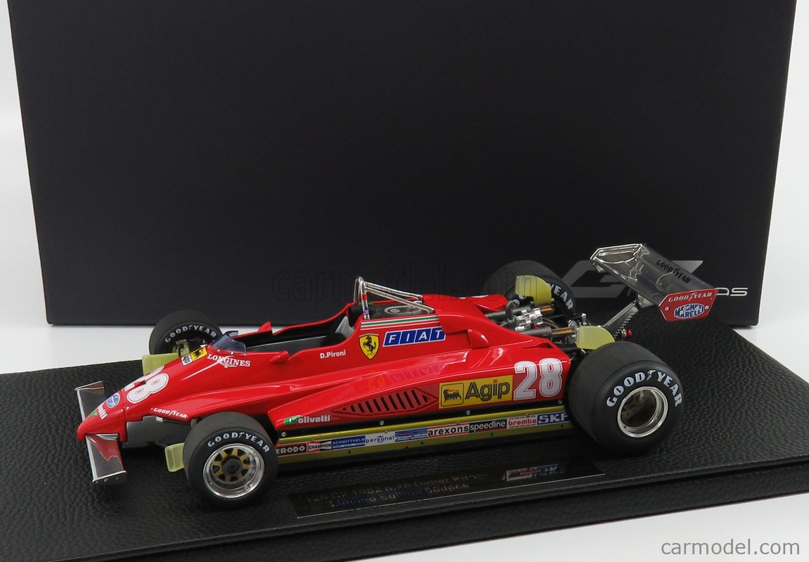 Ferrari 126CK Turbo Fi Didier Pironi N 28 by HotWheels 1:25 – Albaco  Collectibles