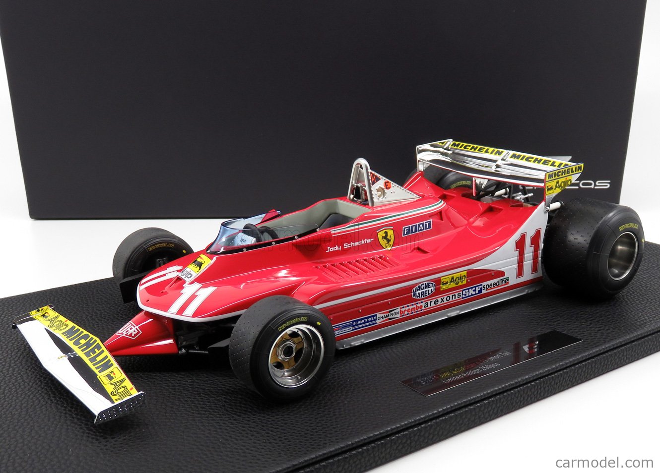Aurora AFX Ferrari 312-T4 Formula One F1 Driver Villeneuve & Scheckter EUC 