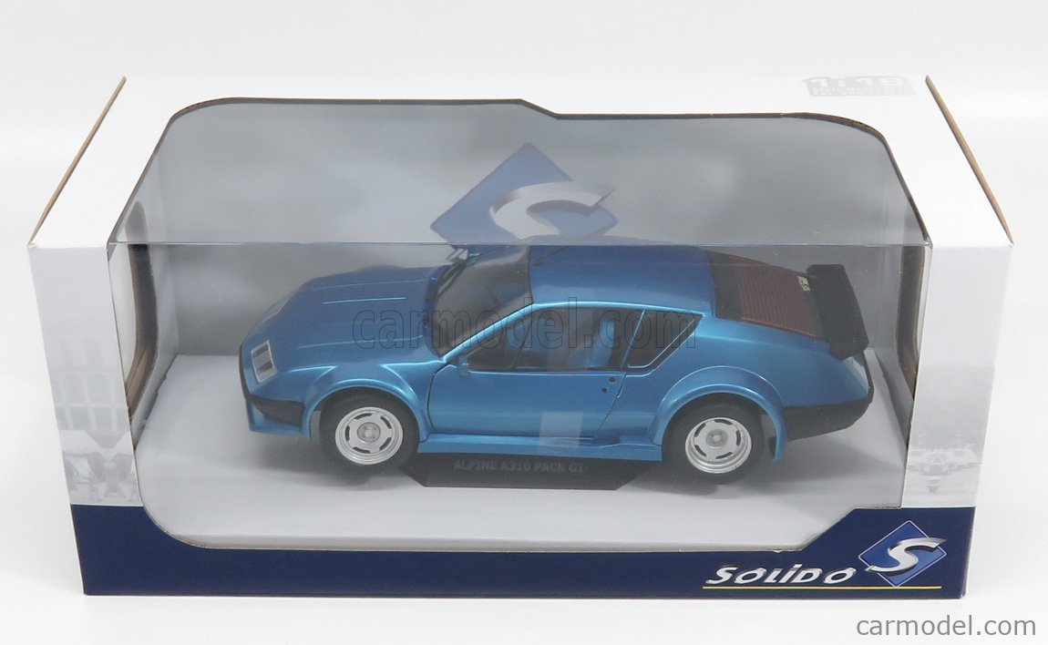 SOLIDO 1801203 Scale 1/18 | ALPINE ALPINE A310 V6 PACK GT 1983 BLUE