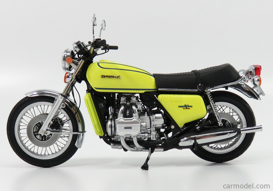 Honda Goldwing Gl 1000 K3 1975 Yellow Moto Motorbike 1:12 Model MINICHAMPS