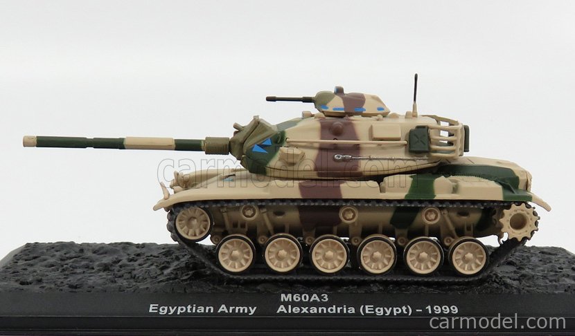Tank m60a3 Egyptian Army Alexandria Egypt Box 115 - 1999 Scale 1:72 
