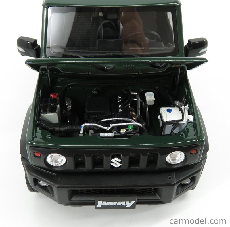 Suzuki Jimny JB74 LHD 2018 Nero Metallizzato Modellino 1:64 BM Creations