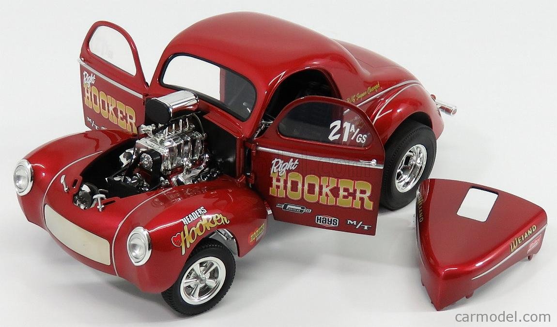 Willys Gasser 1941 Edição Limitada 1:18 Acme - Ri Happy
