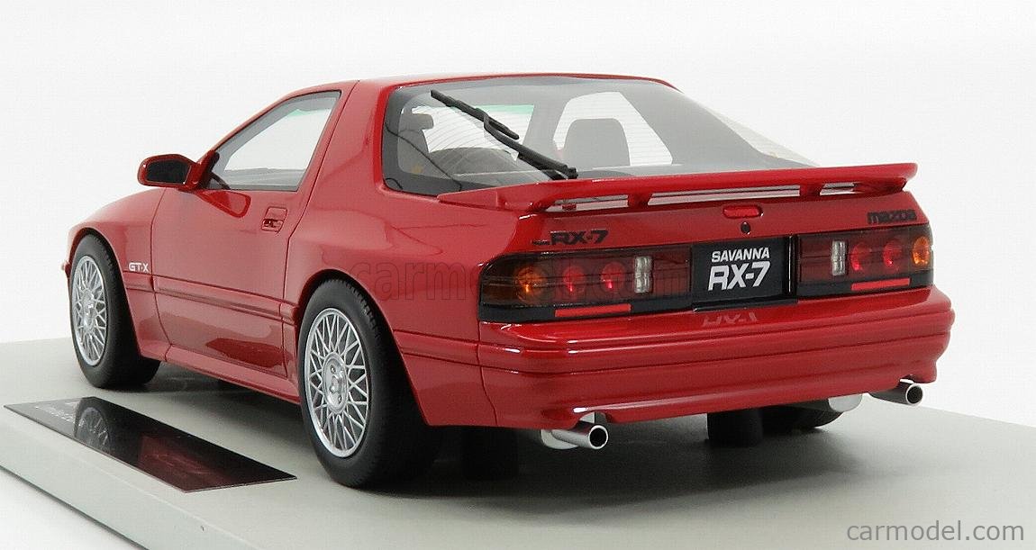 LS-COLLECTIBLES LS043A Scale 1/18 | MAZDA RX-7 COUPE 1989 RED