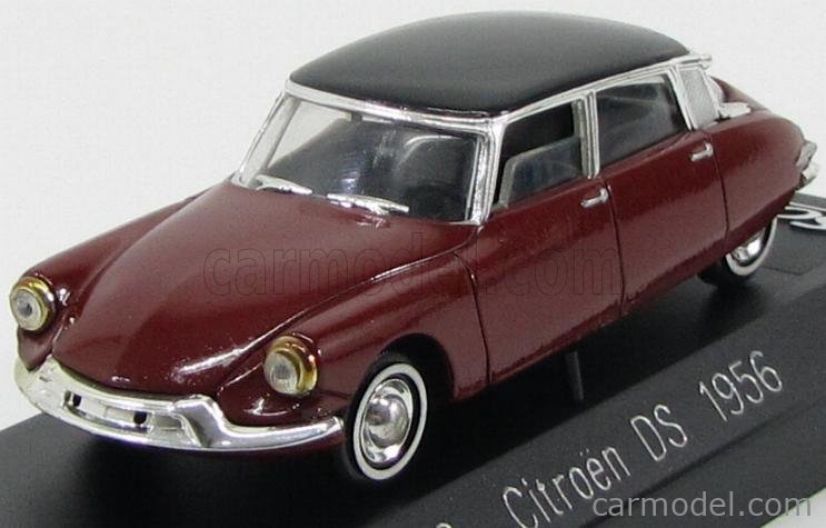 Citroën DS19 coupé Ricou blue (plexiglass box) – 1/43 scale model car