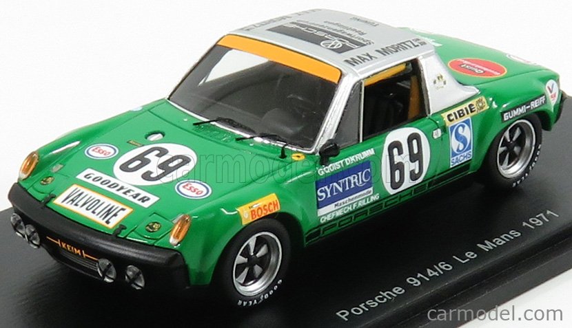 SPARK-MODEL S7508 Scale 1/43 | PORSCHE 914/6 GT 1991cc TEAM
