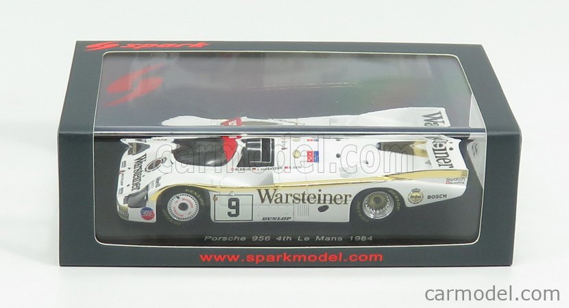 Porsche 956 Kremer Brun , Monza 1984 #19 , Spark KAN029 1:43