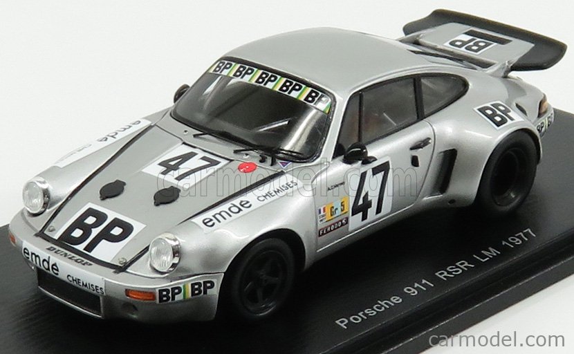 Porsche 911 carrera rsr racon # 43 winner Daytona 1977 1:43 map musée spark 