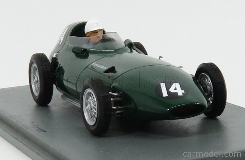 Spark 1/43 S7200 Vanwall VW2 – F1 Monaco 1956, Maurice Trintignant (résine, Collection)