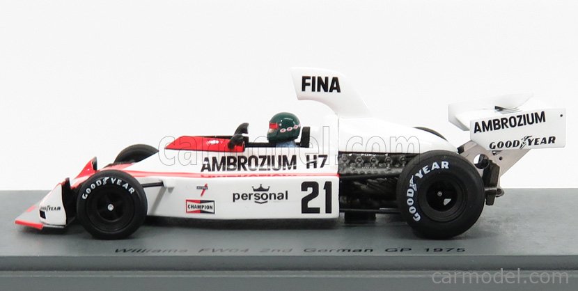 Williams FW 20 F1 Grand Prix de Suède 1975 Damien Magee Spark S7488