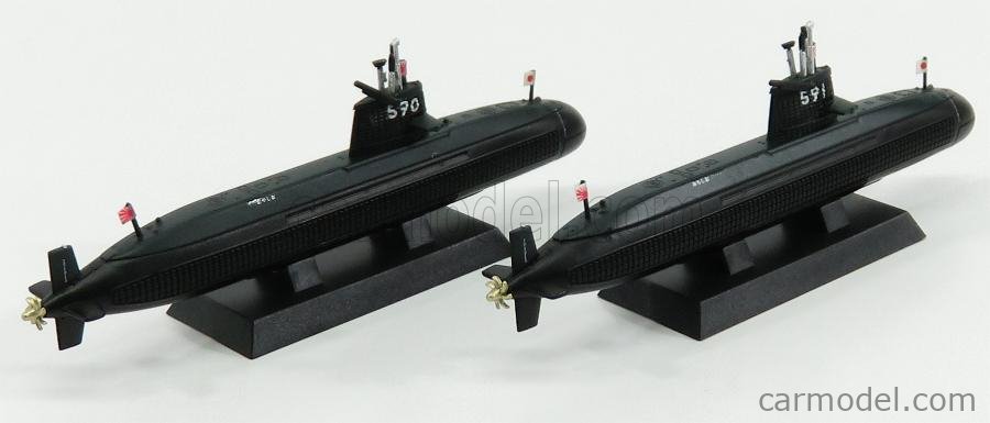 Submarines U-Boot Ss-590 Oyashio Ss-591 Michi Japan Navy 1:900 JAPSEDEFORDEA068 