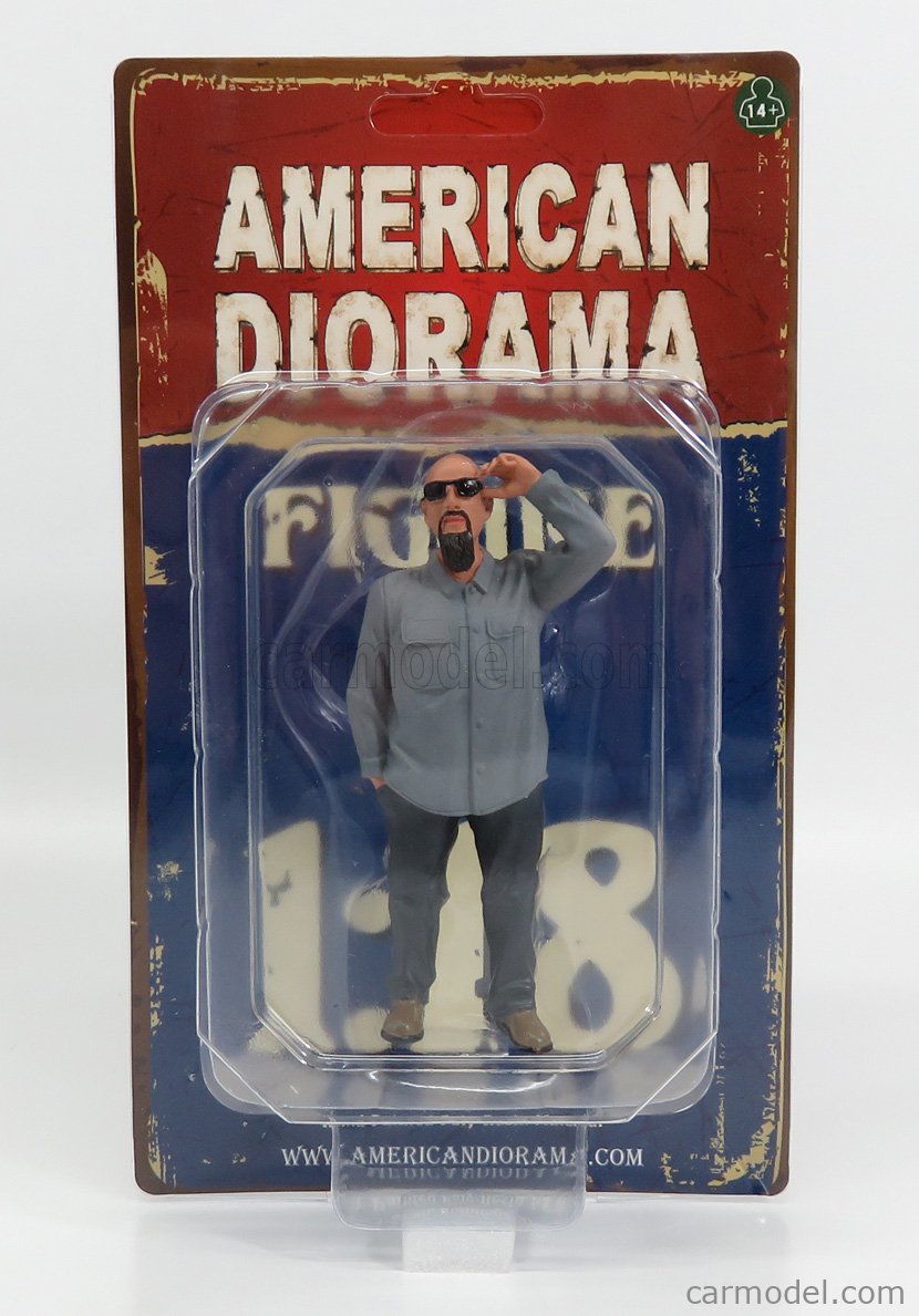 AMERICAN DIORAMA 38181 Echelle 1/18 FIGURES FRANK MAN HANGING OUT II 2 TONE GREY