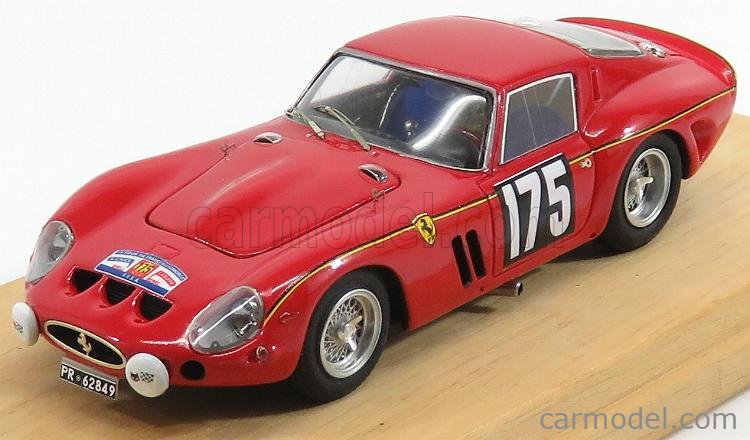 Remember Scale 1 43 Ferrari 250 Gto Coupe Ch 3607 N 175 Tour De France 1964 P De Montaigu C Dubois Red