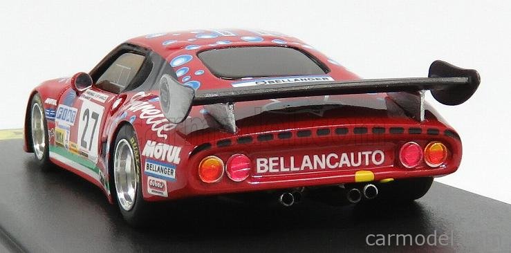 FERRARI - 512BB GTX ch.35529 TEAM SCUDERIA BELLANCAUTO FERRARELLE N 27 24h  LE MANS 1984 R.MARAZZI - M.MICANGELI - D.LACAUD