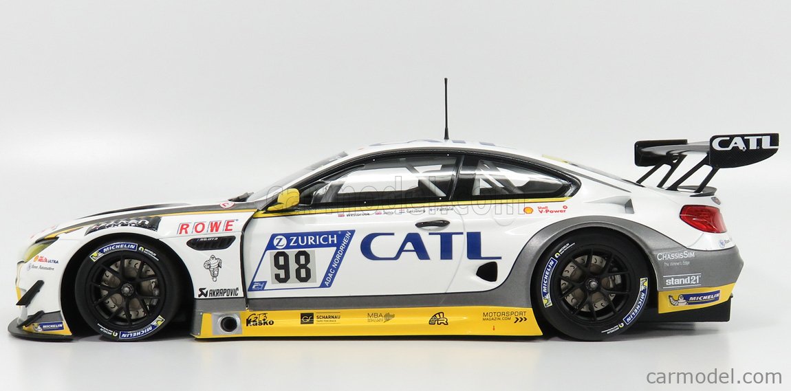 MINICHAMPS 155172698 Scale 1/18 | BMW 6-SERIES M6 GT3 TEAM ROWE RACING ...