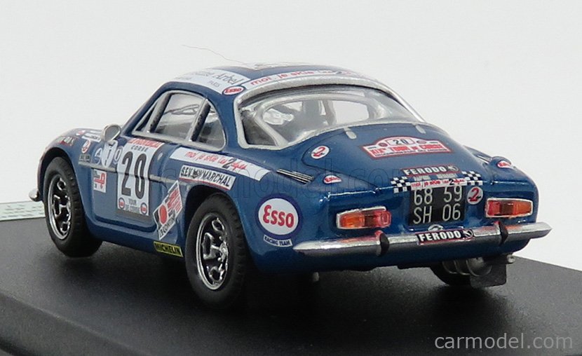 TROFEU TRRFR02 Escala 1/43 | RENAULT ALPINE A110 N 20 RALLY TOUR