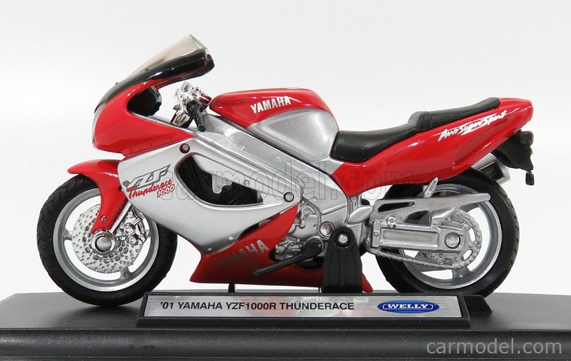 Blitz envío Yamaha YZF 1000 R thunderace Welly moto modelo 1:18 nuevo embalaje original 