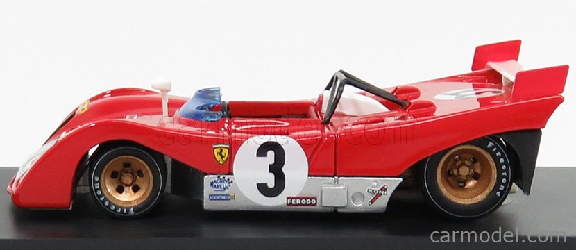 Ferrari 312Pb #T3 Test Car Winner Targa Florio 1972 Merzario BRUMM 1:43 R261BT M 