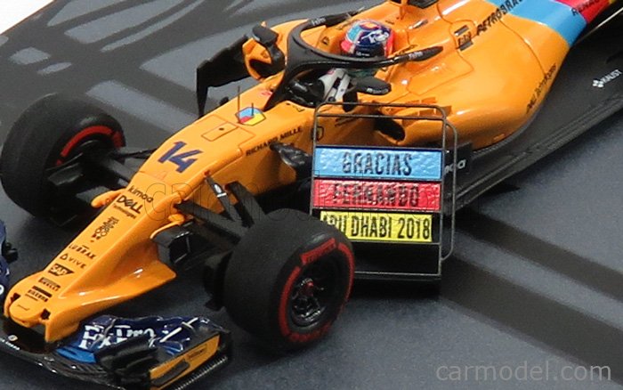 McLaren MCL33, No.14, F1 Team, Formule 1, GP Abu Dhabi, 2018, Voiture  Miniature, Miniature déjà montée, Spark 1:43 : Spark: : Jeux et  Jouets