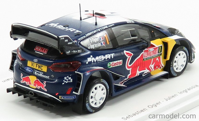 Modèle Réduit Ford Fiesta WRC #1 Ogier/Ingrassia 2017 - Échelle 1/43 IXO - Neuf En Boîte