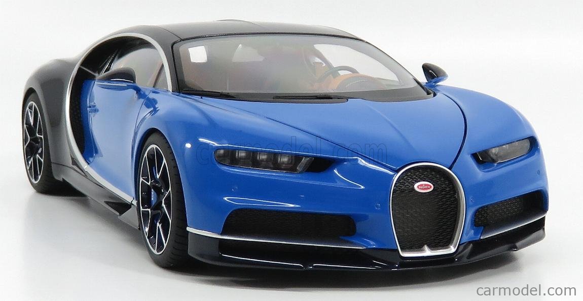 AUTOART 70993 Scale 1/18 | BUGATTI CHIRON 2017 RACING BLUE