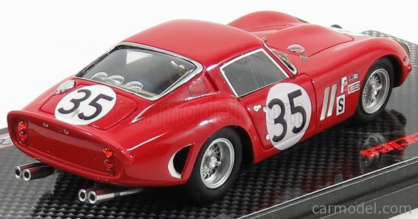 TECNOMODEL TM12-05B Scale 1/12 | FERRARI 250 GTO 64 3.0L V12 TEAM N.A.R.T. N 30 12h SEBRING 1964 DAVID PIPER - MIKE GAMMINO - PEDRO RODRIGUEZ RED