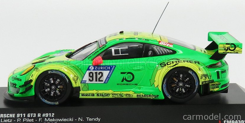 CMR CMR43012 Scale 1/43 | PORSCHE 911 991 GT3 R TEAM MANTHEY RACING N ...