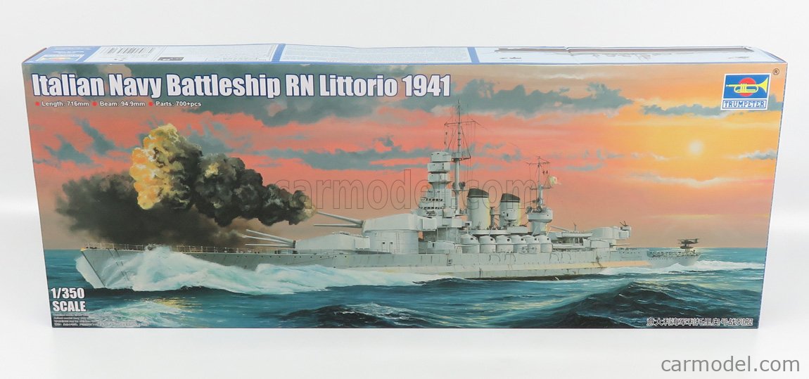 TRUMPETER 05319-KIT Scale 1/350 | WARSHIP BATTLESHIP RN LITTORIO ...