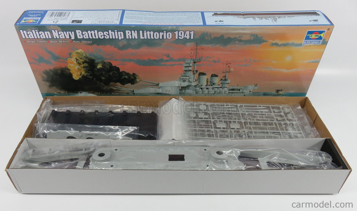 TRUMPETER 05319-KIT Scale 1/350 | WARSHIP BATTLESHIP RN LITTORIO ...