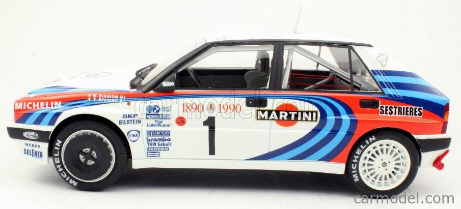 LANCIA - DELTA HF INTEGRALE 16V MARTINI N 1 3rd RALLY MONTECARLO 1990  M.BIASION - T.SIVIERO