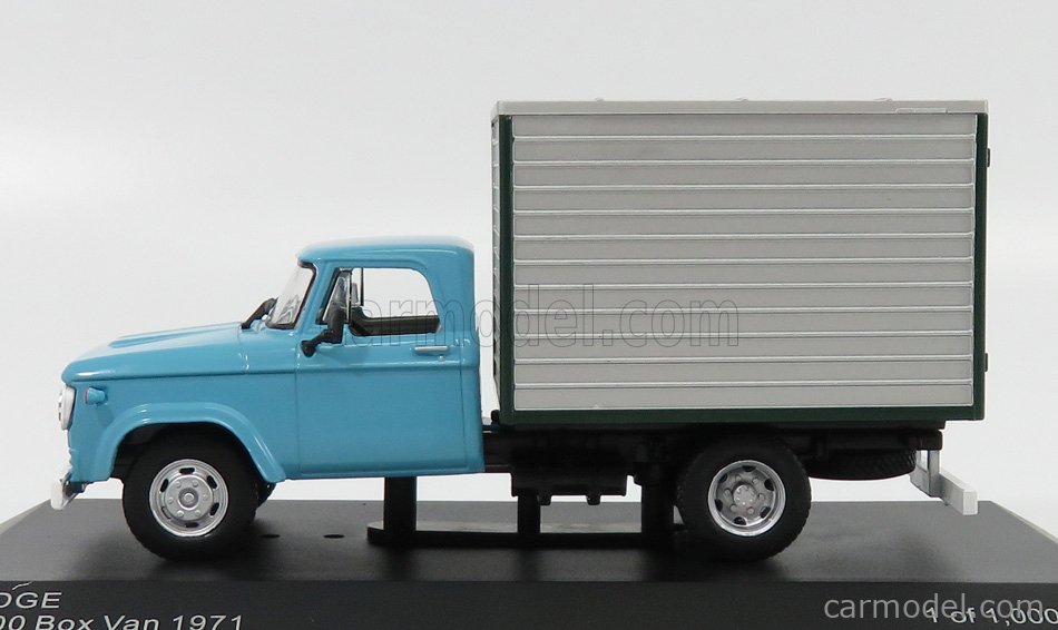 Dodge D400 Van Truck Cassonato 1971 Light Blue Silver WHITEBOX 1:43 WB275T Model