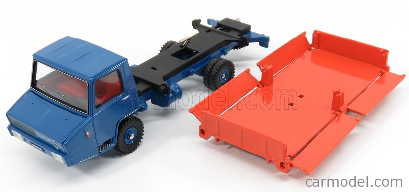 Lot De 3 Berliet Stradair Travaux Publics - Super Plastic - Miniatures Sous Blister - Fabriqué En France