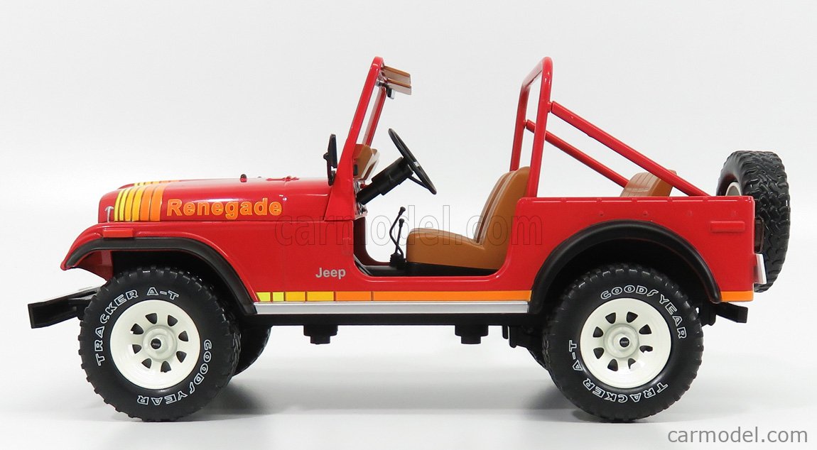 MCG MCG18110 Scale 1/18 | JEEP CJ-7 LAREDO 1976 RED