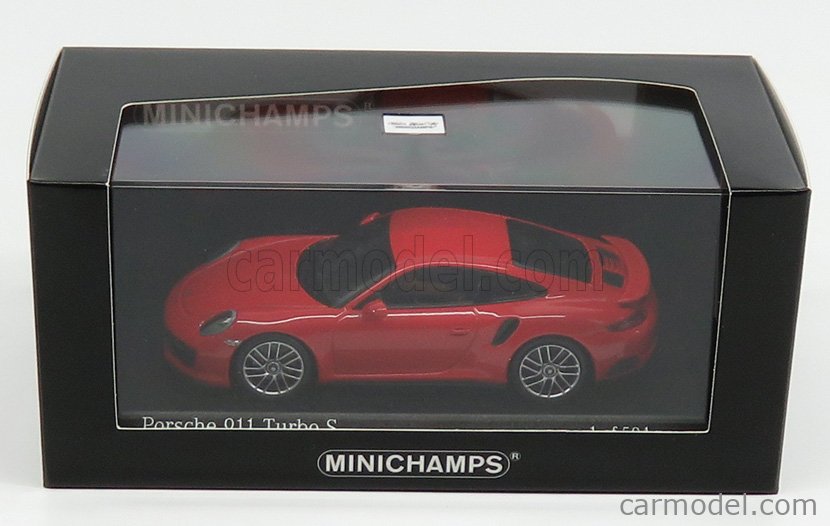 Turbo S Indischrot Minichamps 1:43-410067170 Porsche 911 991 II 