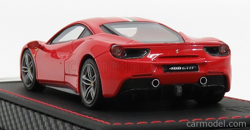 Bburago Ferrari 488 GTB red scale 1:43