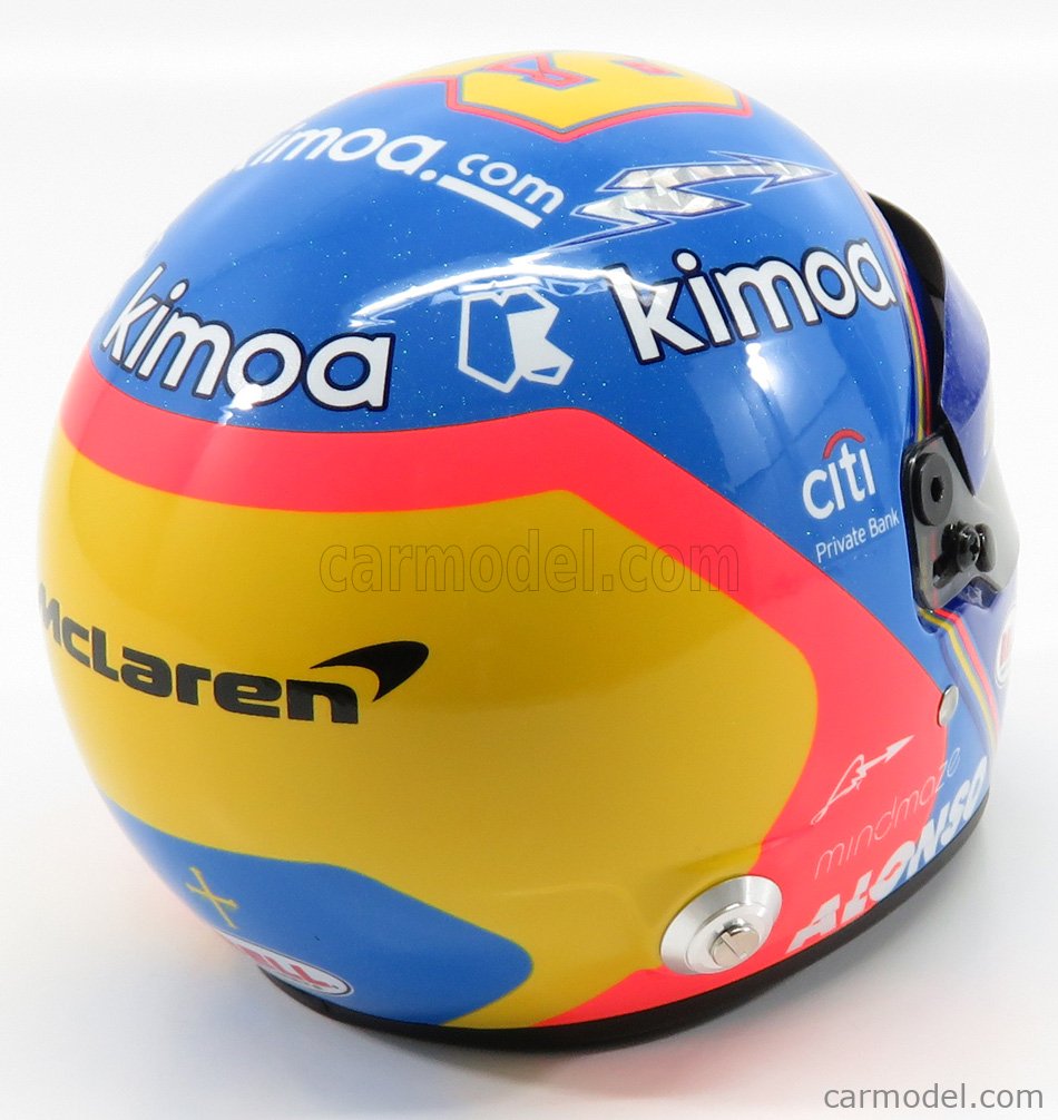 BELL MINI HELMETS Fernando Alonso 4182626 F1 McLaren & 4104364 Indy 500  1:2nd 