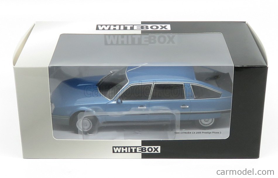 Citroen CX 2500 bleu 1986 1/24 Whitebox 